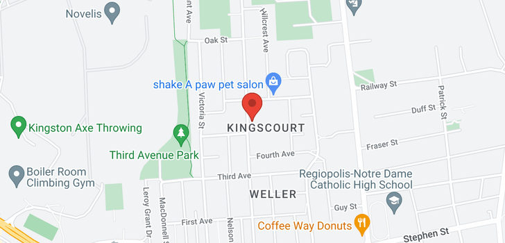 map of 155 Kingscourt AVE
